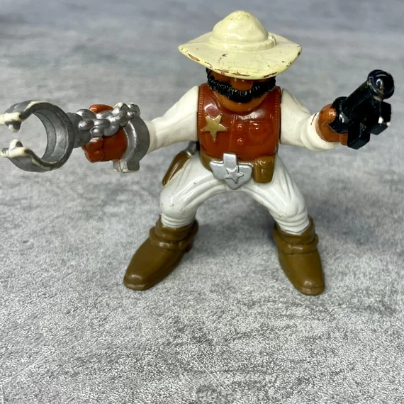 Vintage Fisher Price 1996 Cowboy játék figura szett
