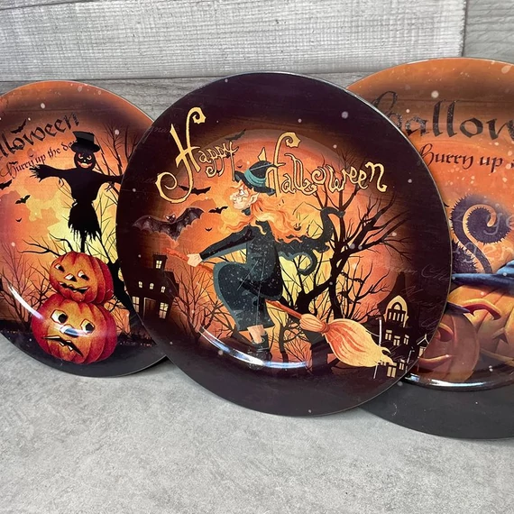 Halloween Burn Up The Devil tökmintás kínálótál szett