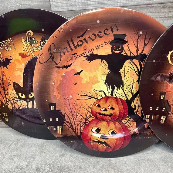 Halloween Burn Up The Devil tökmintás kínálótál szett