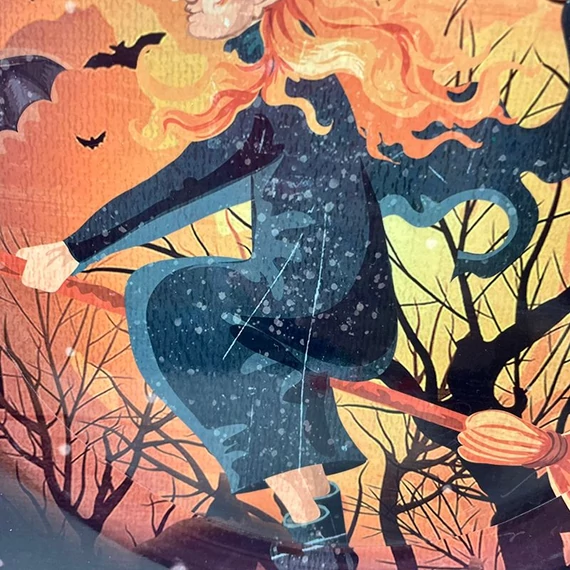 Halloween Burn Up The Devil tökmintás kínálótál szett