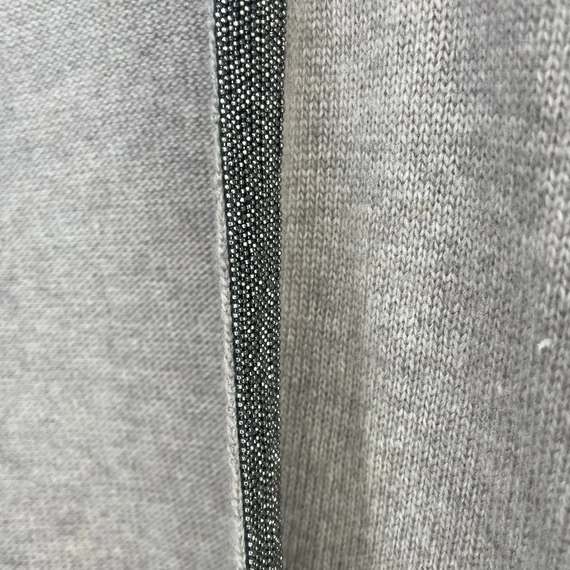 S.Oliver Black Label világosbarna díszes kardigán 46