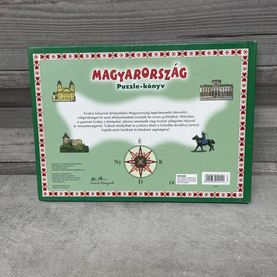 Magyarország Puzzle-könyv 48 darabos kirakóval