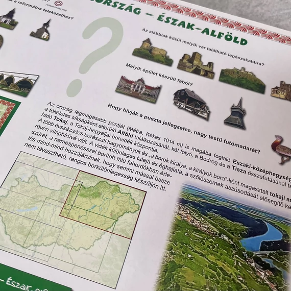 Magyarország Puzzle-könyv 48 darabos kirakóval