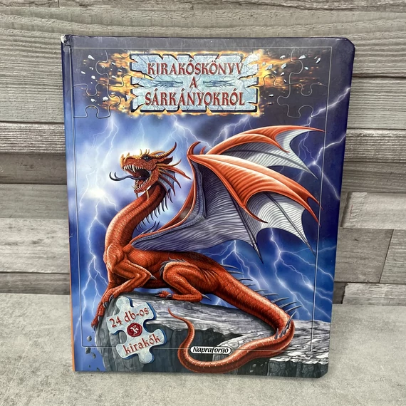 Napraforgó Kiadó: Kirakóskönyv a sárkányokról 24 db-s kirakók