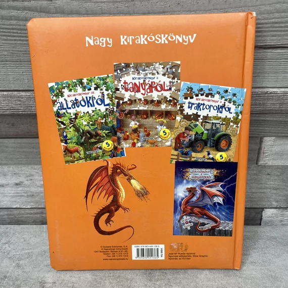 Napraforgó Kiadó: Kirakóskönyv a sárkányokról 24 db-s kirakók