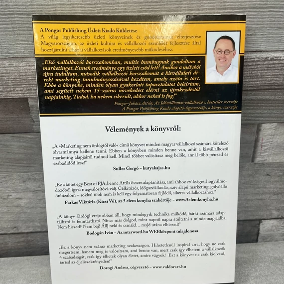 Pongor-Juhász Attila: A marketing nem ördögtől való, könyv
