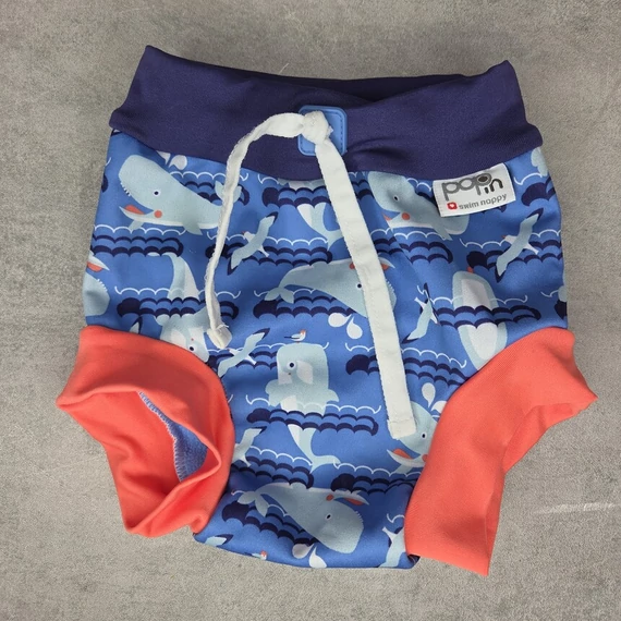 Pop-in bálna mintás kisfiú úszópelenka, XL