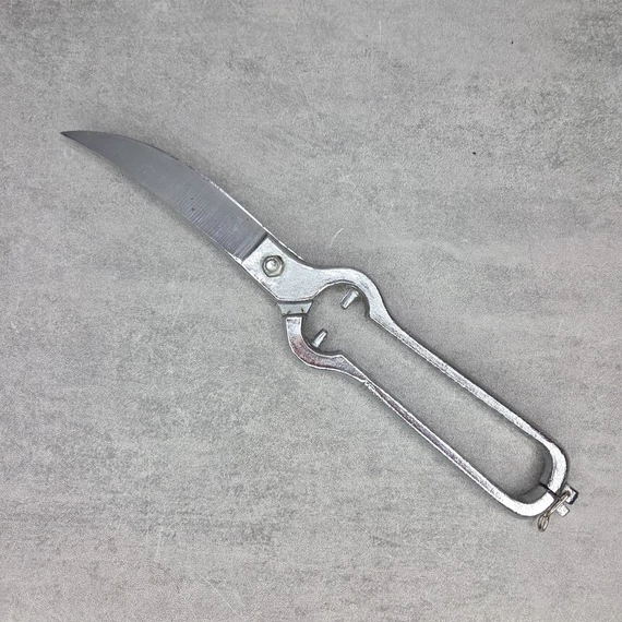 Vintage rozsdamentes acél hús- és csontvágó konyhai csirkeolló