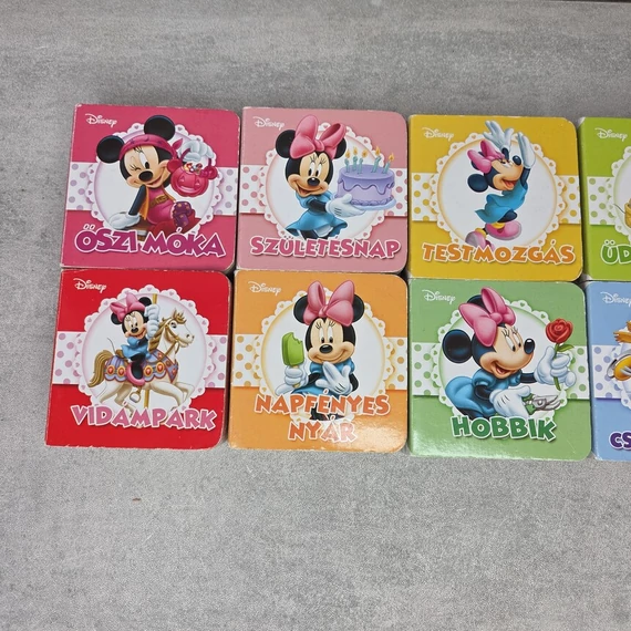 Disney Minnie 10 kartonkönyv, könyv