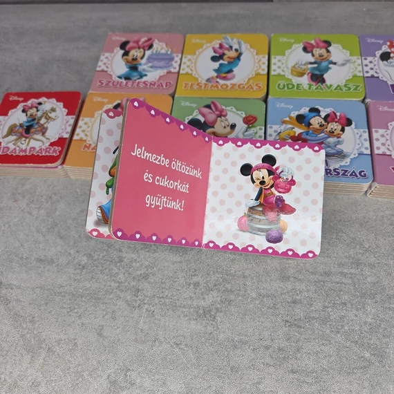 Disney Minnie 10 kartonkönyv, könyv