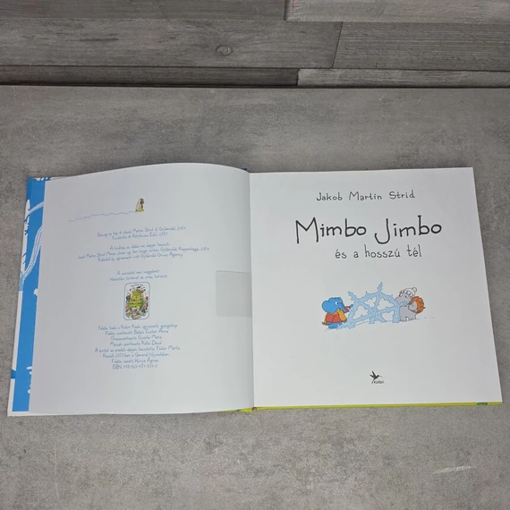 Jakob Martin Strid: Mimbo ​Jimbo és a hosszú tél, könyv
