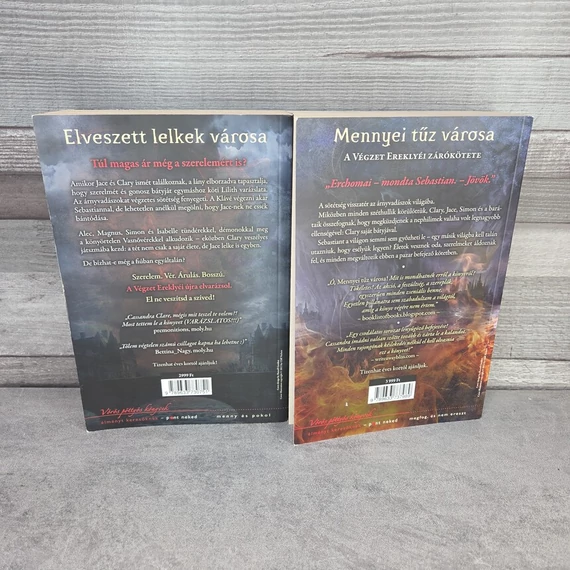 Cassandra Clare: A végzet ereklyéi ötödik és hatodik rész, könyv szett