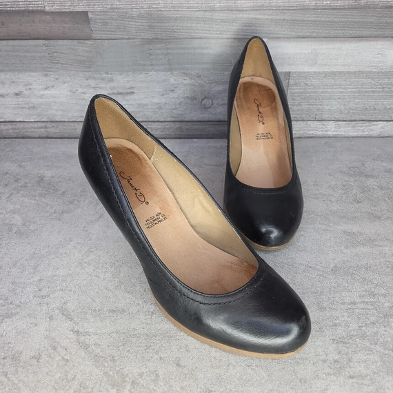 Janet D. fekete magassarkú női cipő, 36