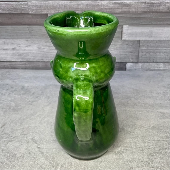 Zöld Vasárnapi Vásári Vígadalom Miska kancsó