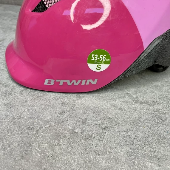 B-Twin pink-rózsaszín bukósisak S