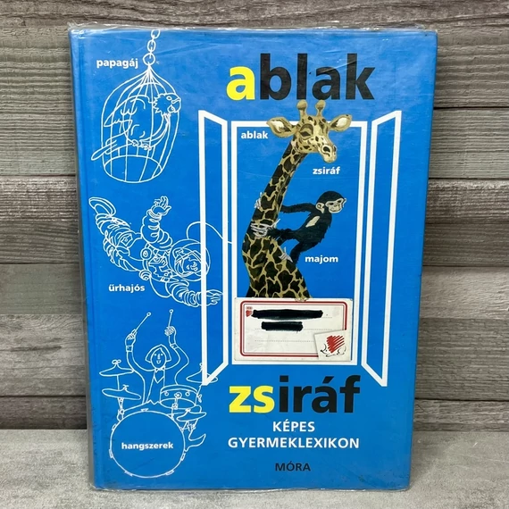 Ablak-Zsiráf Képes Gyermeklexikon kék 2013-as kiadás, könyv