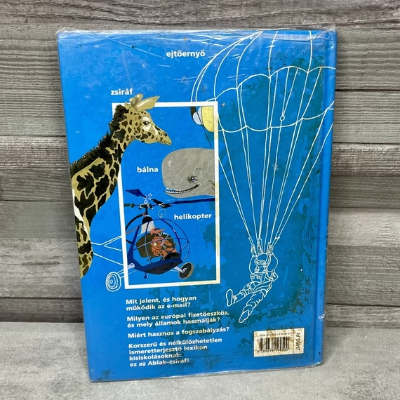Ablak-Zsiráf Képes Gyermeklexikon kék 2013-as kiadás, könyv