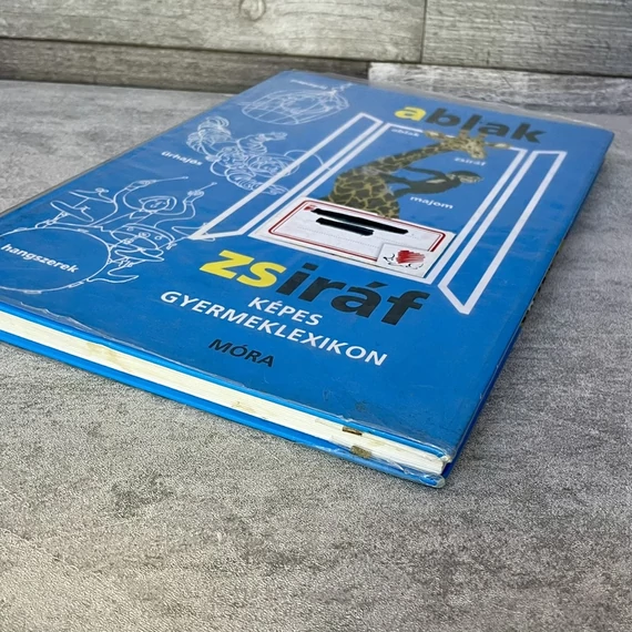 Ablak-Zsiráf Képes Gyermeklexikon kék 2013-as kiadás, könyv