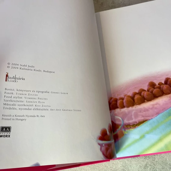 Stahl Judit: Büntetlen örömök, szakácskönyv