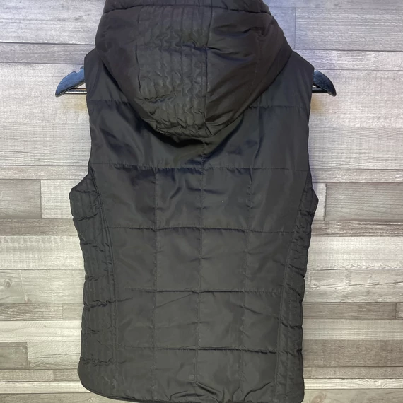 Pull&Bear szőrmés fekete női mellény M