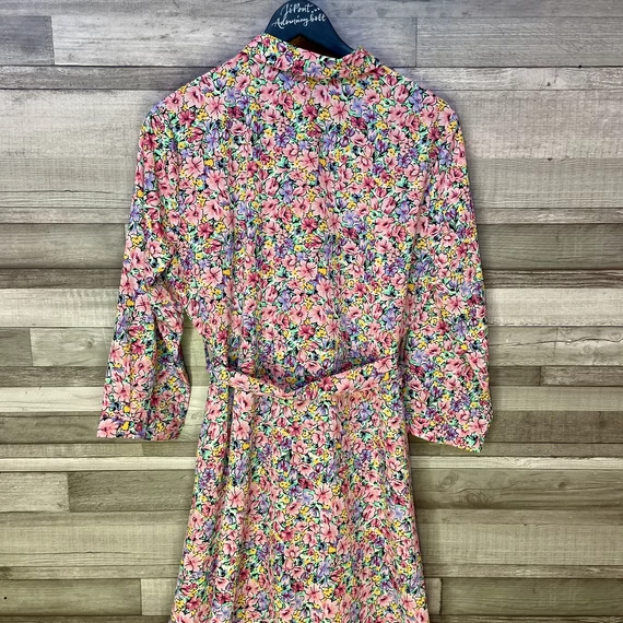 Pieces színes virágmintás hosszú ingruha XL