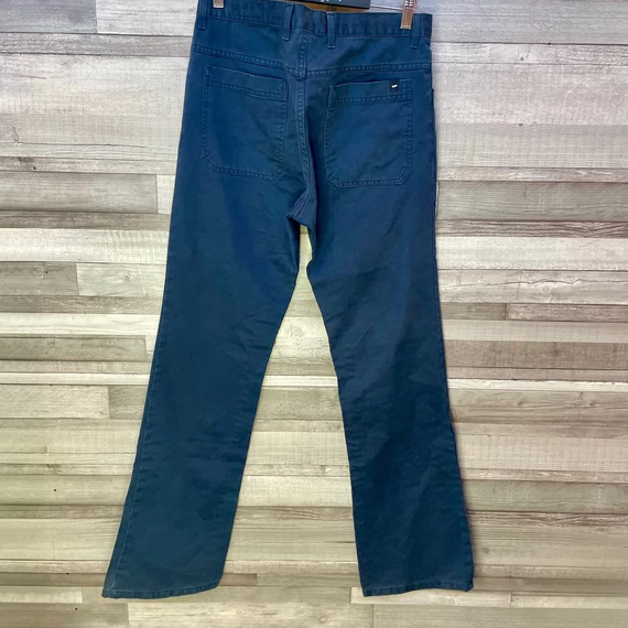 GAS sötétkék, enyhén bő szárú férfi nadrág 32