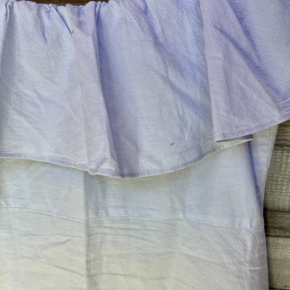 Zara Trafaluc világoskék fodros nyári ruha S