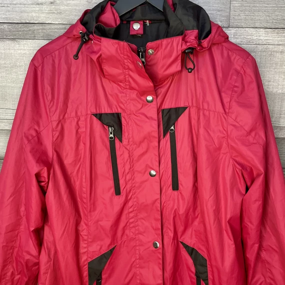 Pinkesbordó női vékony dzseki 40-42