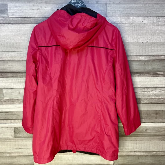 Pinkesbordó női vékony dzseki 40-42