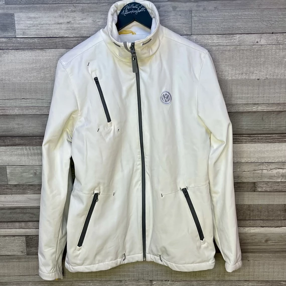 James Harvest Sportswear Volkswagen meleg fehér kabát M