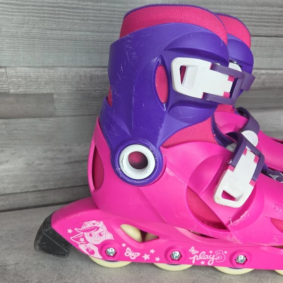 Oxelo pink-lila egysoros lány görkorcsolya, 30-32