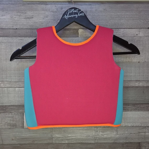 Decathlon Nabaiji pink-kék gyerek mentőmellény, M