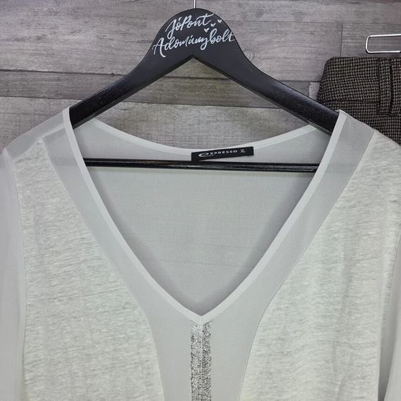 Expresso szürke női blúz és M&S szövet ceruzaszoknya szett, L-XL