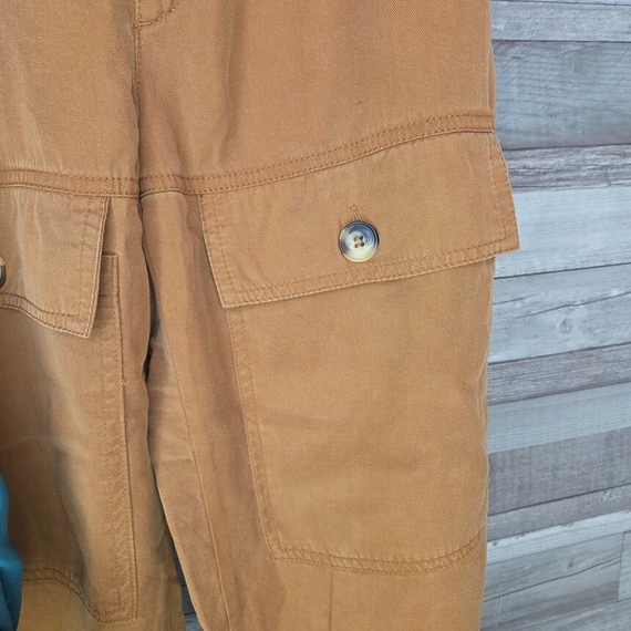 Vero Moda zöld női blúz és Bershka barna női nadrág szett, XS-S