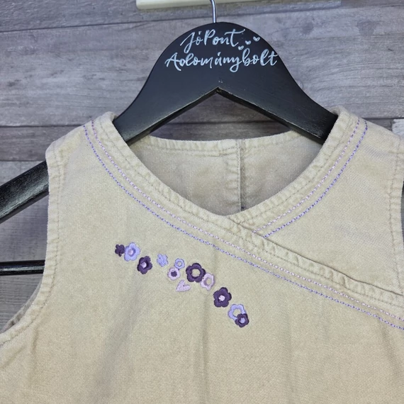 Little Girl és John Lewis kislány kordbársony kötényruha szett, 80