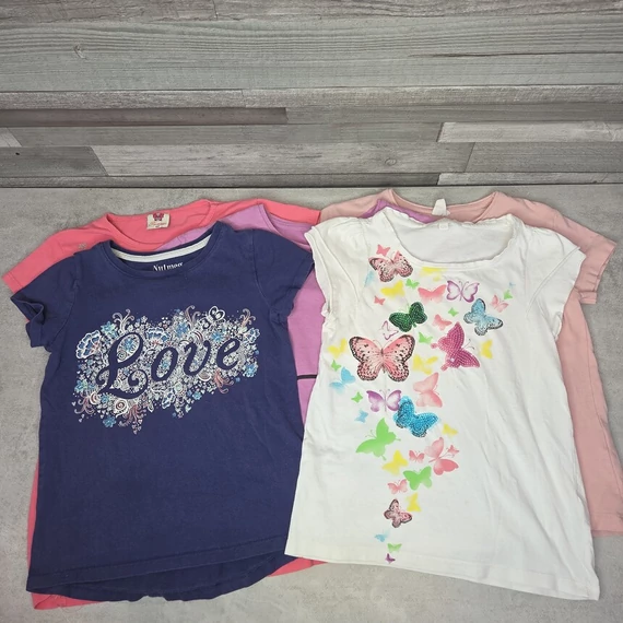 Nutmeg, Charles Vögele, Zara lány póló szett, 6-8 év