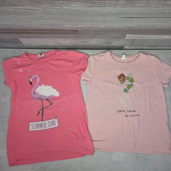 Nutmeg, Charles Vögele, Zara lány póló szett, 6-8 év