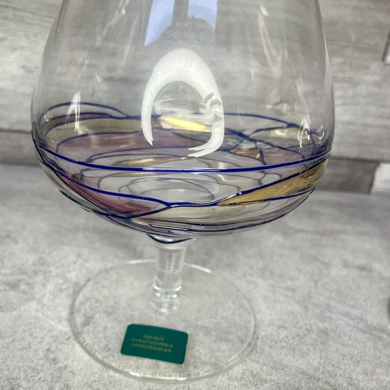 Takács Üvegtechnika Parádsasvár kézzel készített borospohár szett