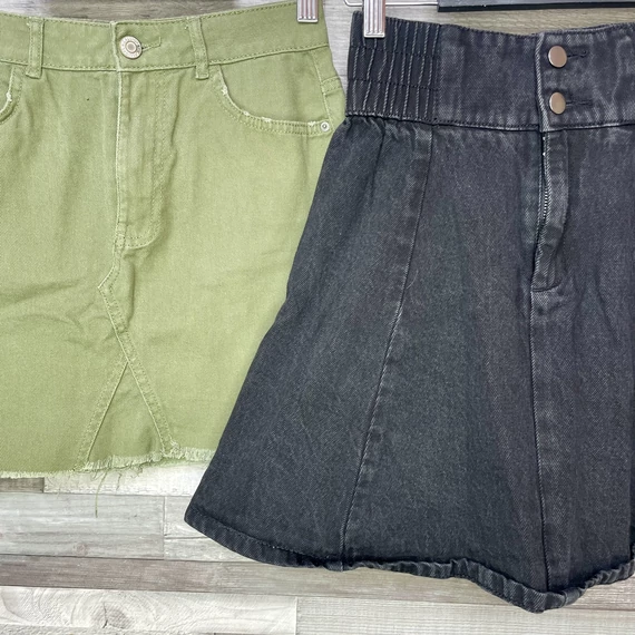 Calliope khakizöld, Tezenis fekete szoknya szett XS