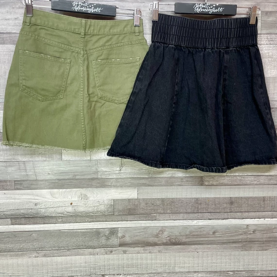 Calliope khakizöld, Tezenis fekete szoknya szett XS