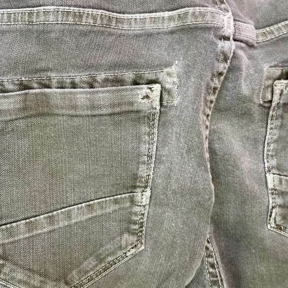 Glo-story koptatott kék, Next khakizöld kamasz lány farmernadrág szett 146