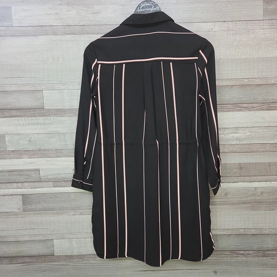 New Look fekete-púder csíkos női ingblúz, S