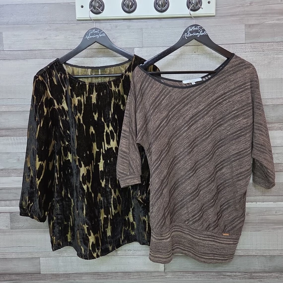 C&A, Rouge csillogós elegáns női felső szett, M-L