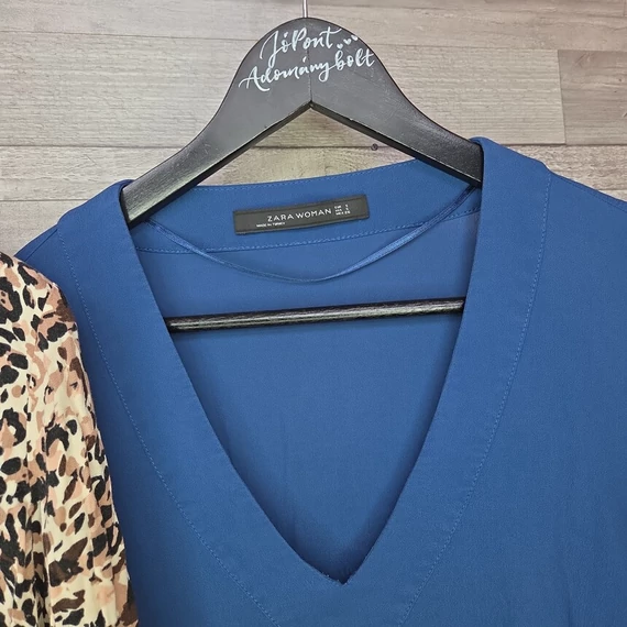 Reserved, Zara állatmintás és sötétkék női blúz szett, S