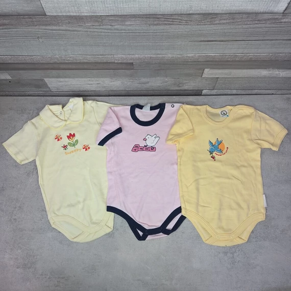 Kenguru Gold kislány rövidujjú body szett, 80