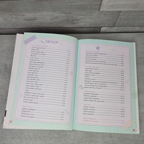 Lányok nagy desszertes könyve, könyv