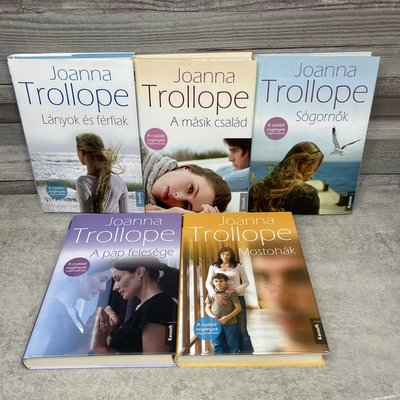 Joanna Trollope: Lányok és férfiak; A másik család; Sógornők; A pap felesége; Mostohák könyv szett