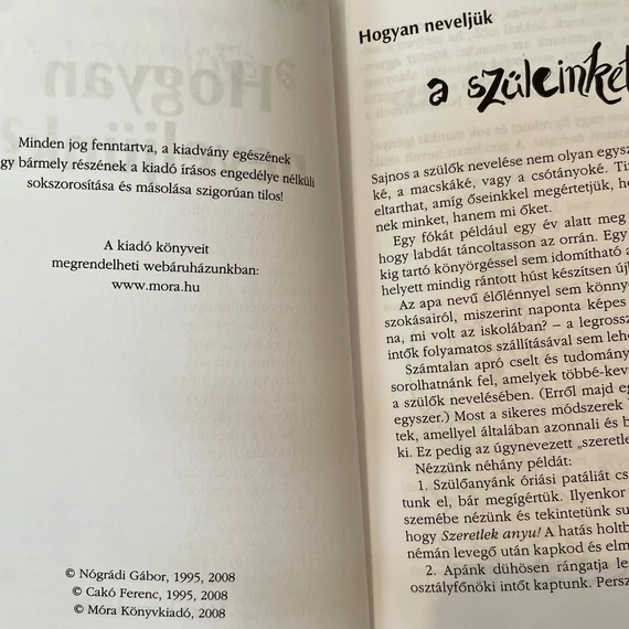 Nógrádi Gábor- Cakó Ferenc: Hogyan neveljünk? könyv