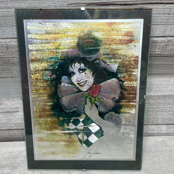 Jane Lahire velencei karnevál, nő rózsával kép