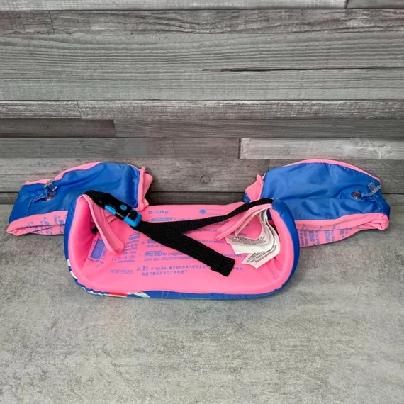 Decathlon Nabaiji kék-rózsaszín gyermek úszómellény/karúszó szett